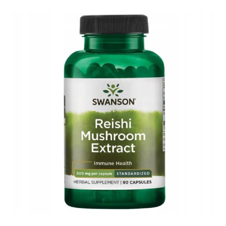 Swanson Reishi Mushroom Extract 500mg 90 kaps.