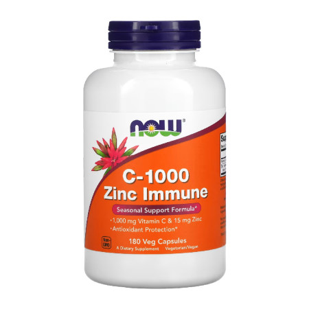 Now C-1000 Zinc Immune 90 vege kaps.