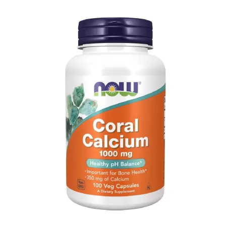 Now Coral Calcium 1000mg 100 vege kaps.