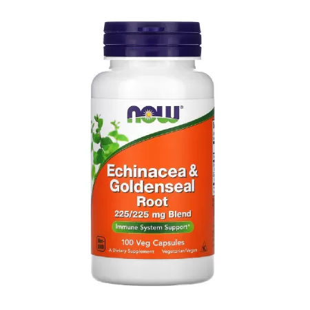 Now Echinacea & Goldenseal Root 100 vege kaps.