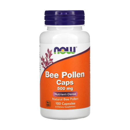 Now Bee Pollen 500mg 100 vege kaps.