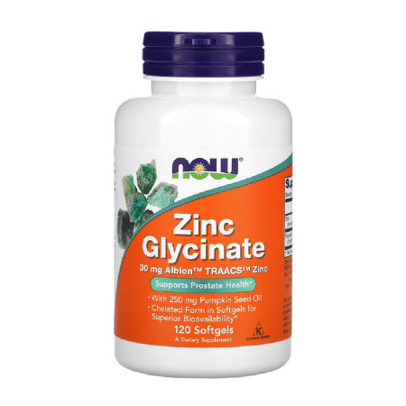 Now Zinc Glycinate 120 softgels.