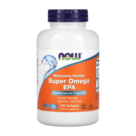 Now Super Omega EPA Molecularly Distilled 120 softgels.