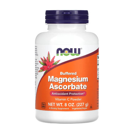 Now Magnesium Ascorbate Buffered Powder 227g