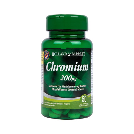 Holland & Barrett Pikolinian Chromu 200µg 50 tabl.