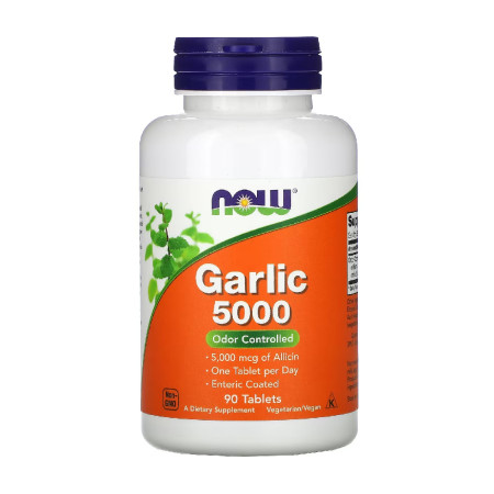 Now Garlic 5000 Odor Controlled 90 tabl.