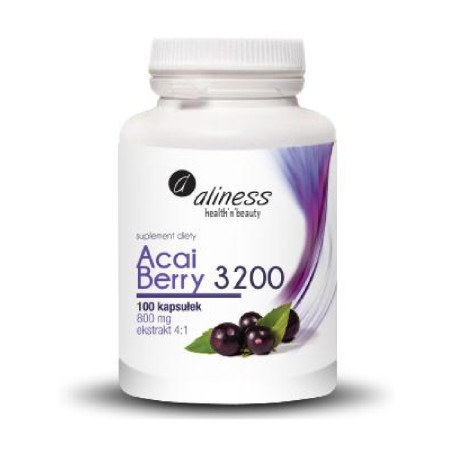 Aliness Acai Berry 3200 + chrom, acerola 100 kaps.