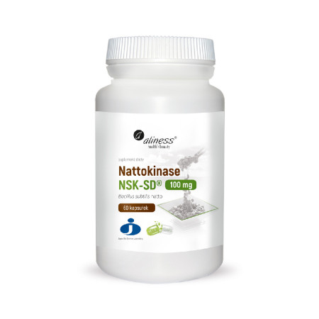 Aliness Nattokinase NSK-SD® 100mg VEGE 60 kaps.