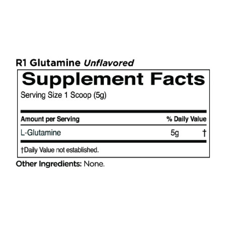 Rule 1 R1 Glutamine 375g