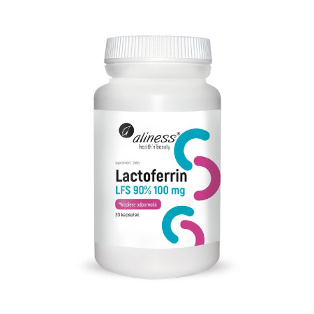 Aliness Lactoferrin LFS 90% 100mg 30 kaps.