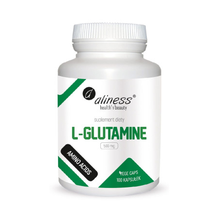 Aliness L-Glutamine 500mg VEGE 100 kaps.