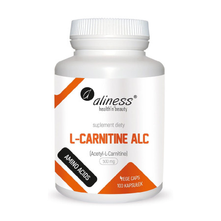 Aliness L-Carnityne ALC 500mg VEGE 100 kaps.