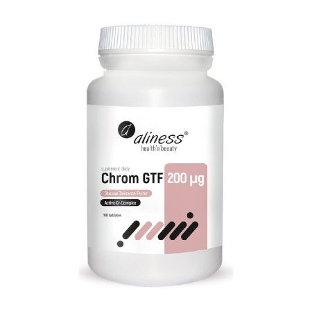 Aliness Chrom GTF Active Cr-Complex 200µg VEGE 100 tabl.