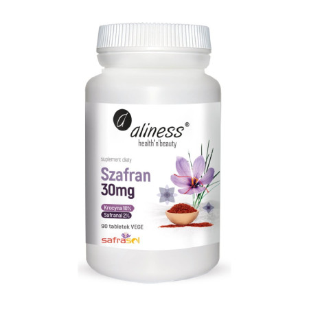 Aliness Szafran Safrasol 2%/10% 30mg VEGE 90 tabl.