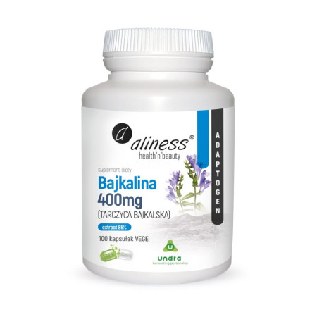 Aliness Bajkalina (Tarczyca Bajkalska) Extract 85% 400mg VEGE