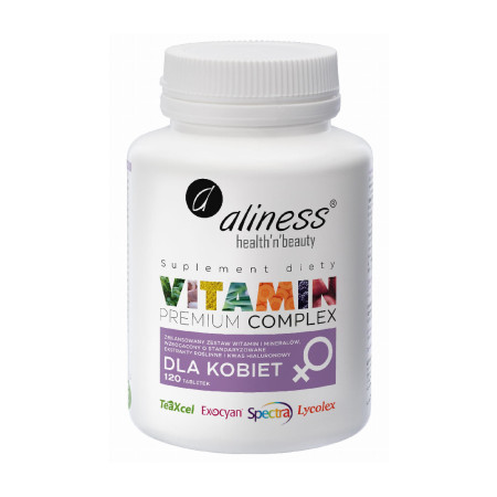 Aliness Premium Vitamin Complex dla Kobiet 120 tabl.