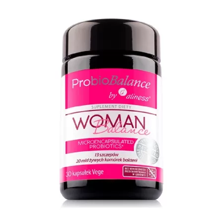 Aliness ProbioBALANCE, Woman Balance 20 mld. VEGE 30 kaps.