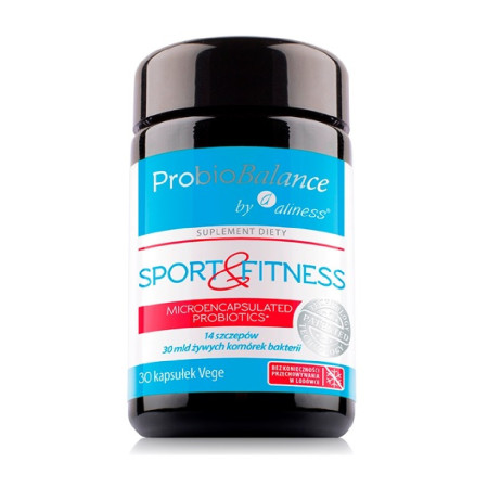 Aliness ProbioBALANCE, Sport & Fitness Balance 30 mld. VEGE 30