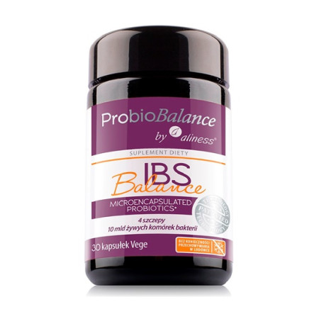 Aliness ProbioBALANCE, IBS Balance 10 mld. VEGE 30 kaps.