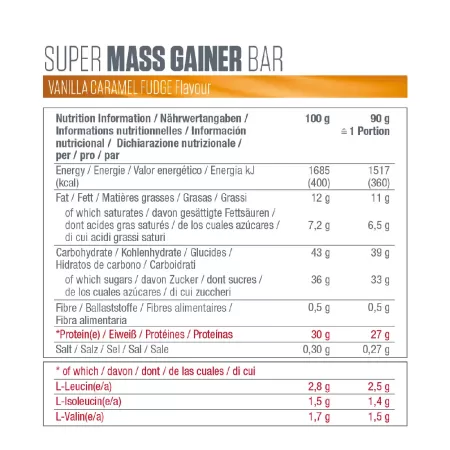 Dymatize Mass Gainer Bar 90g