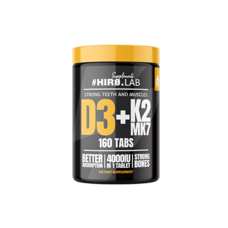 Hiro.Lab Vitamin D3 4000IU + K2 MK7 160 tabl.