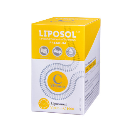 Liposol Liposomalna Witamina C 1000mg 40 sasz. 5ml