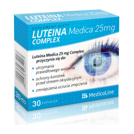 Medica Luteina 25mg Complex 30 kaps.