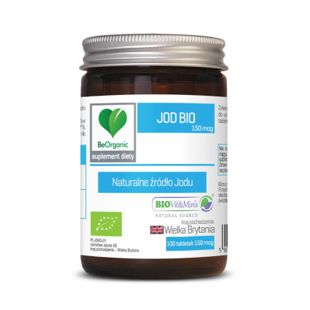 BeOrganic Jod BIO 150µg 100 tabl.