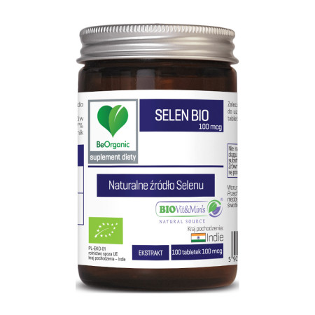 BeOrganic Selen BIO 100µg 100 tabl.