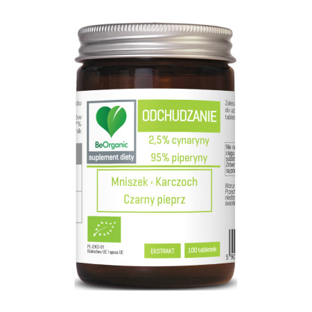 BeOrganic Odchudzanie BIO 400mg 100 tabl.