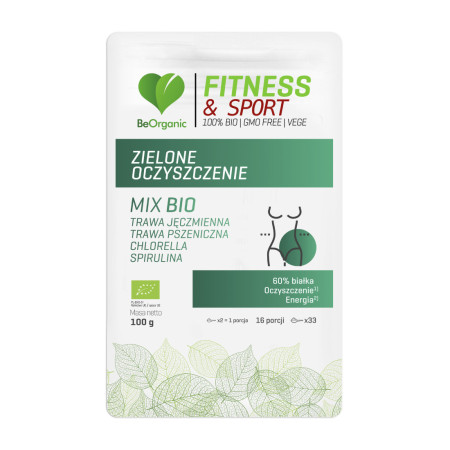 BeOrganic Zielone Oczyszczenie MIX BIO 100g