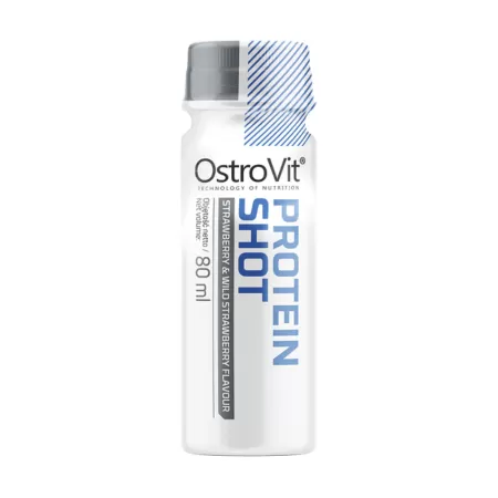 OstroVit Protein Shot 80ml Strawberry & Wild Strawberry