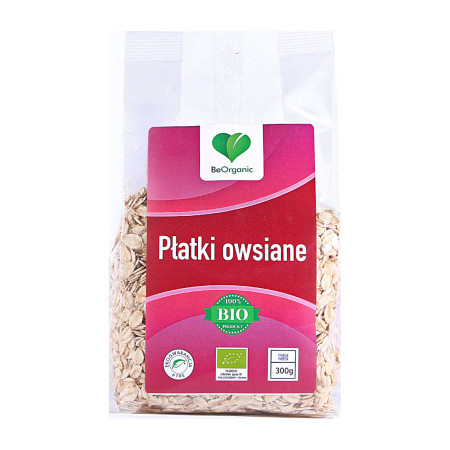 BeOrganic Płatki Owsiane EKO 300g