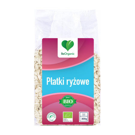 BeOrganic Płatki Ryżowe EKO 300g