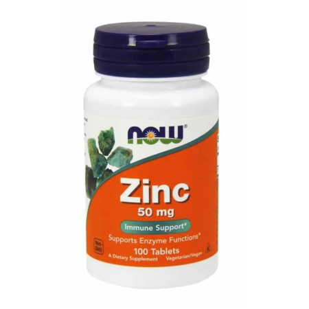 Now Zinc Gluconate 50mg 100 tabl.