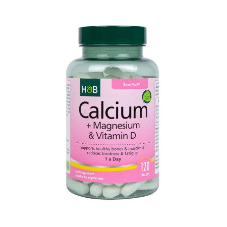 Holland & Barrett Calcium + Magnesium & Vitamin D 120 tabl.