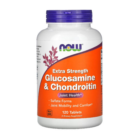 Now Glucosamine & Chondroitin Extra Strength 120 tabl.