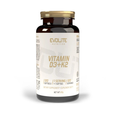 Evolite Vitamin D3+K2 120 softgels