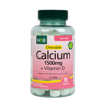 Holland & Barrett Calcium 1500mg + Vitamin D 90 tabl.