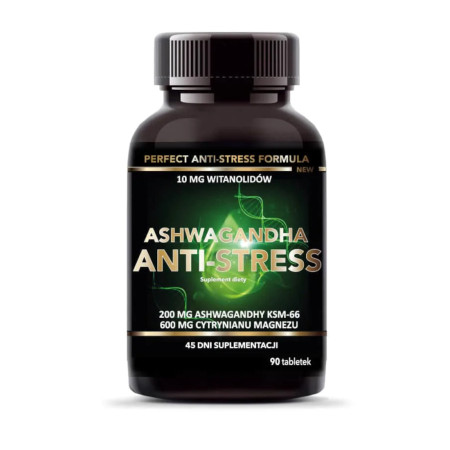 Intenson Ashwagandha Anti-Stress KSM-66 90 tabl.