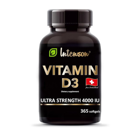 Intenson Witamina D3 4000 IU 365 softgels