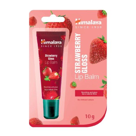 Himalaya Lip Balm Strawberry Gloss 10g