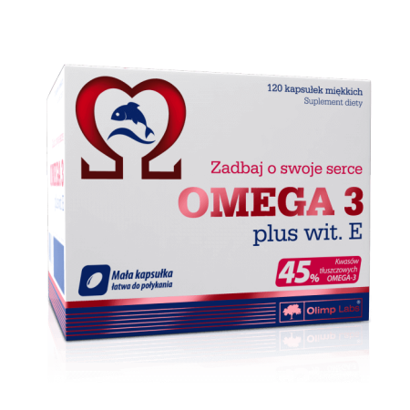 Olimp Omega 3 plus wit. E 120 kaps.