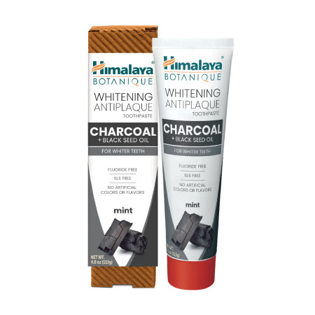 Himalaya Whitening Antiplaque Toothpaste Charcoal+Black Seed