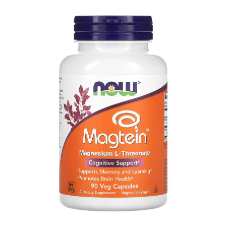 Now Magtein Magnesium L-Threonate 90 vege kaps.