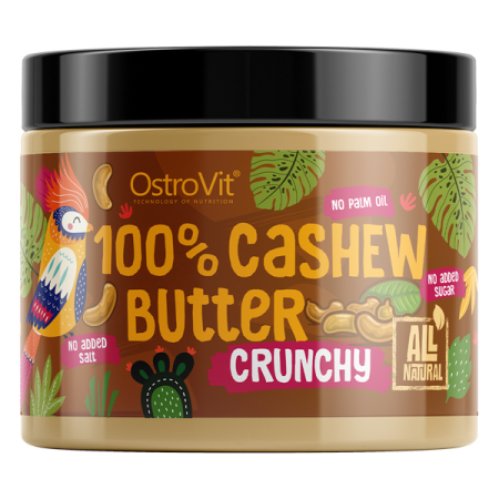 OstroVit 100% Krem z Nerkowca 500 g - Crunchy