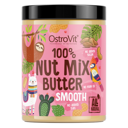 OstroVit 100% Nut Butter Mix 1000 g - Smooth