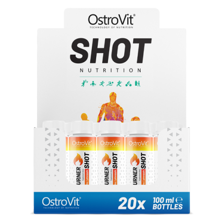 OstroVit Fat Burner Shot bez kofeiny 20 x 100 ml