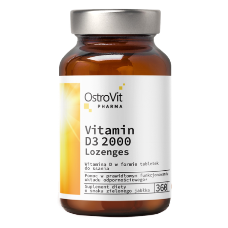 OstroVit Pharma Witamina D3 2000 do ssania 360 tabletek