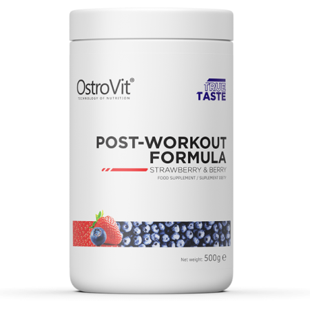 OstroVit Post-Workout Formula 500 g truskawkowo-jagodowy